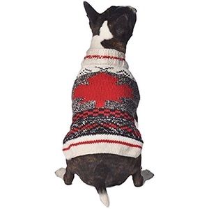 Chilly Dog Camp Maple Leaf Dog Sweater